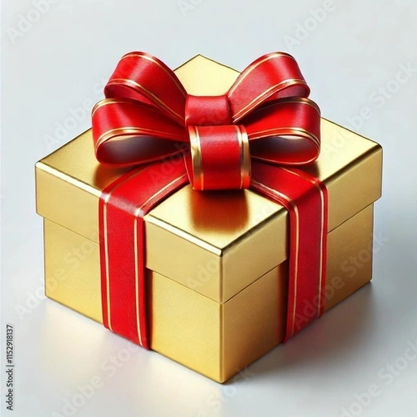 Obraz red gift box