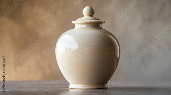 Fototapeta Elegant cremation urn