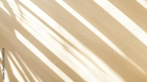 Fototapeta Sunlight patterns casting shadows indoor space photography warm atmosphere close-up visual art