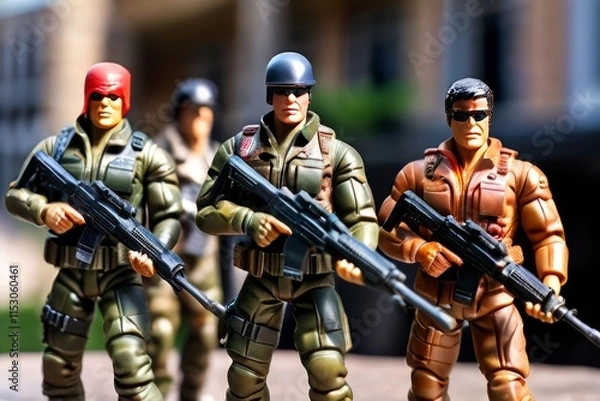 Fototapeta gi joe classic action figures popular in the s
