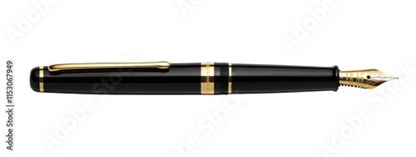 Obraz High-Quality PNG Ten Thousand Years Pen Isolated on White Background – High Resolution