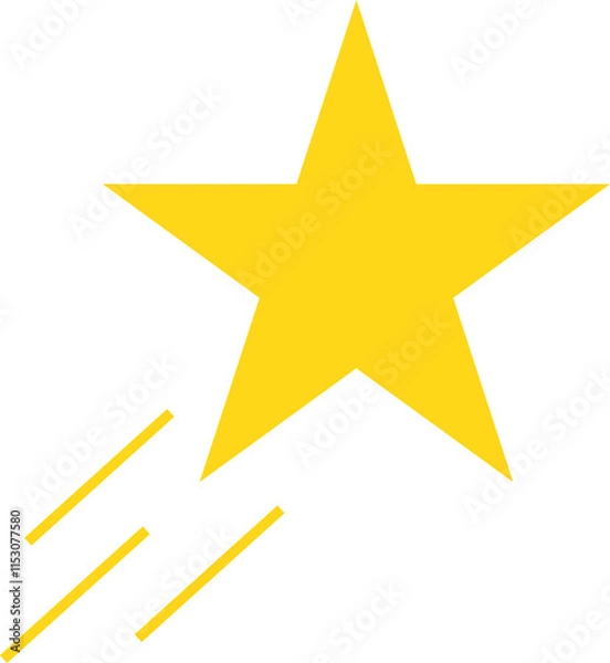 Obraz golden star icon