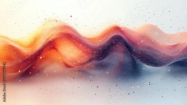 Obraz Abstract Visualization of Gaussian Mixture Model