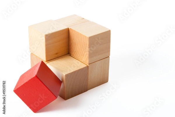 Obraz Brick of cubes