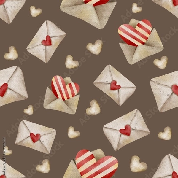 Fototapeta pattern with hearts