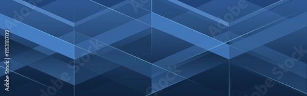 Fototapeta blue perspective