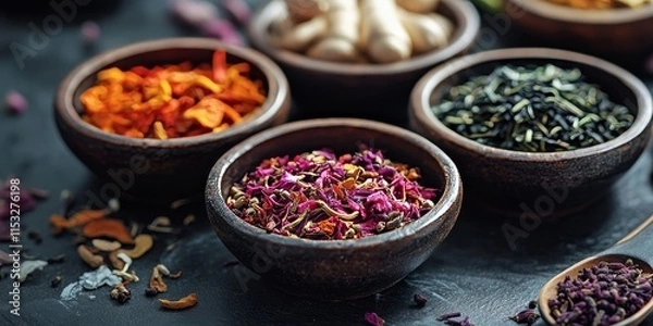 Obraz Exploring the benefits of Oriental medicine, this image showcases the essence of Oriental medicine practices, highlighting its significance in holistic health and wellness approaches.