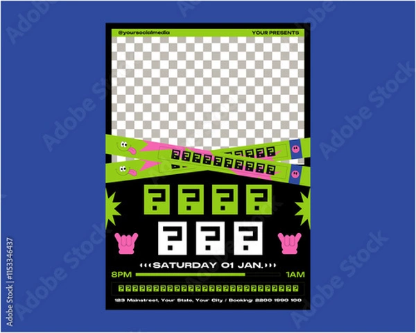 Obraz Year End Party Flyer