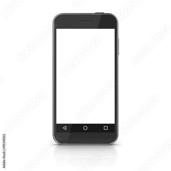 Obraz White screen mobile phone