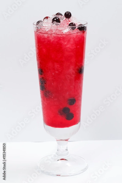 Fototapeta refreshing lemonade pear apple 