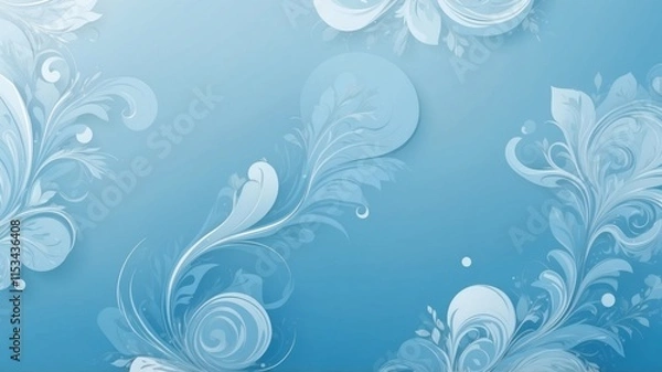 Fototapeta soft patterned blue background is warm strong