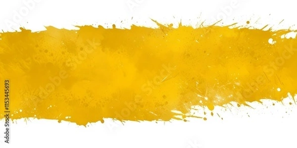 Fototapeta plain blank A bright yellow background