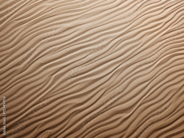 Fototapeta Closeup of summer beach sand pattern with fine details and texture
