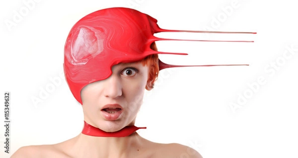 Obraz Maluj na głowie