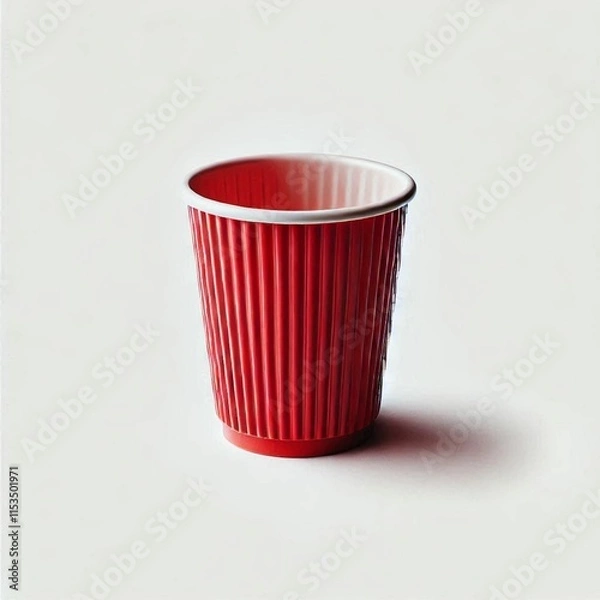 Obraz red plastic cup