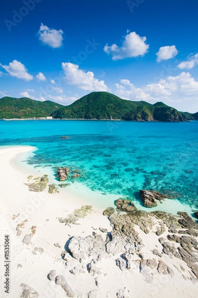 Obraz Scenic view of the Japanese remote islands