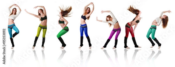 Fototapeta women dancers