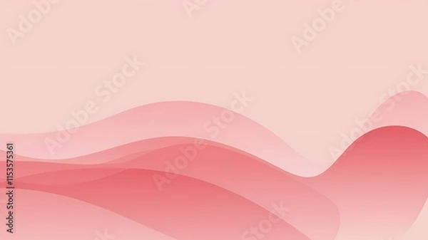 Fototapeta Abstract Pink Wave Background Design