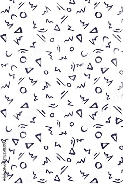 Fototapeta seamless pattern with numbers