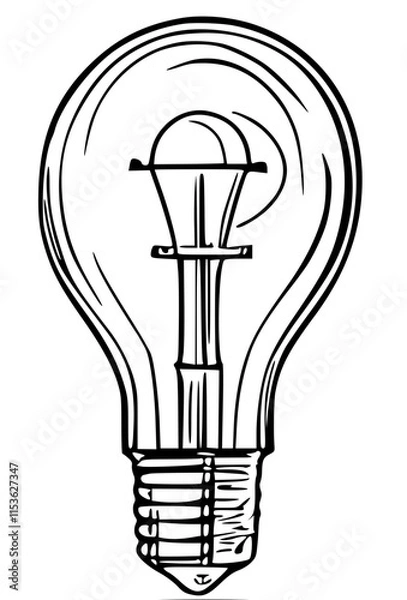 Fototapeta light bulb icon