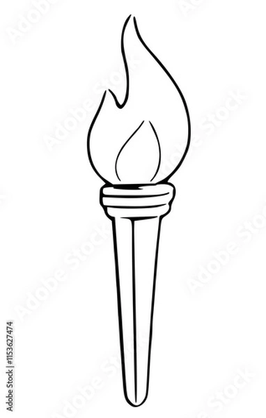 Fototapeta Torch