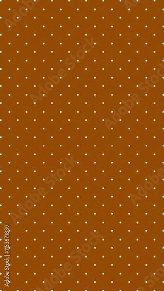 Fototapeta 茶色背景に白のドットのキュートでシンプルな背景