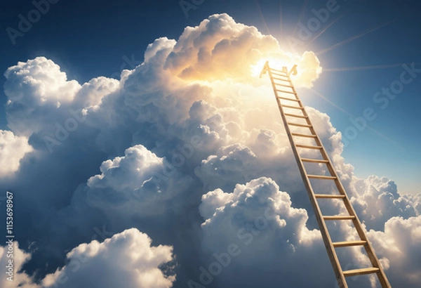 Obraz ladder to sky