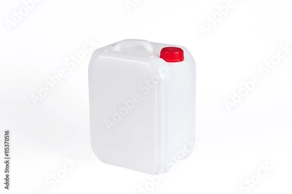 Obraz Biały plastikowy kanister