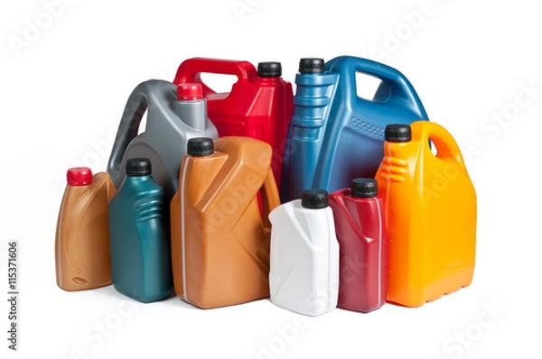 Obraz Plastic canisters for machine oil