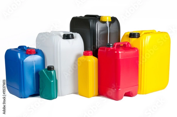 Obraz Plastic canisters for machine oil