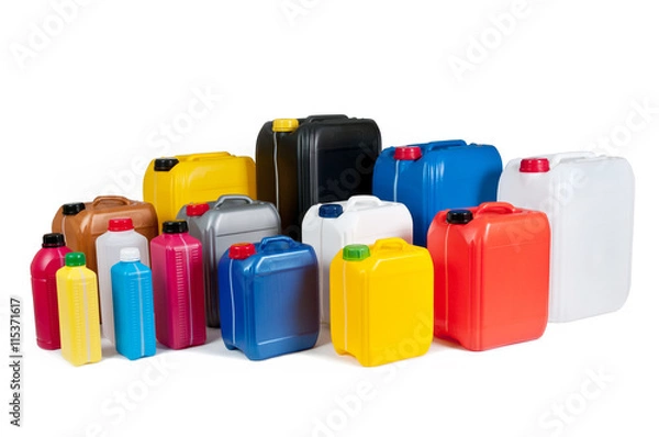 Obraz Plastic canisters for machine oil