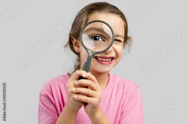 Obraz Looking through a magnifying glass