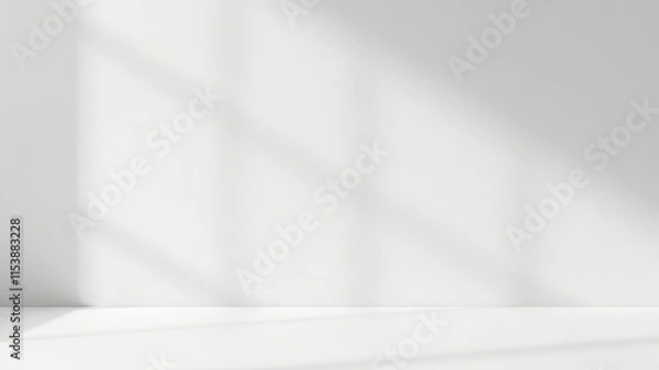 Fototapeta Subtle gray texture on white backdrop, soft diffused light, image,gray backdrop,monochrome