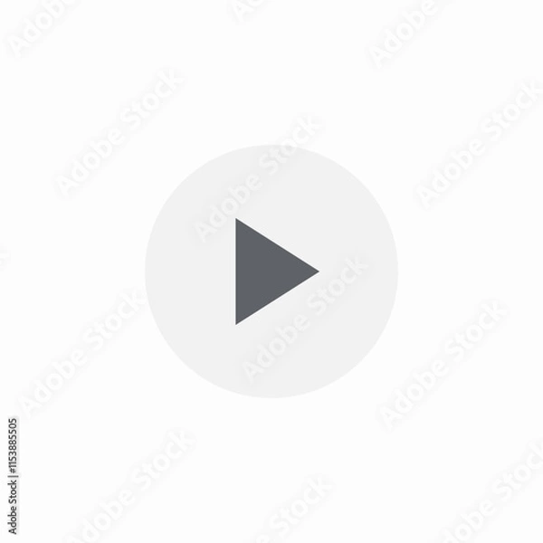 Fototapeta play button icon sign vector
