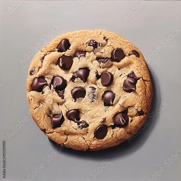 Obraz chocolate chip cookie