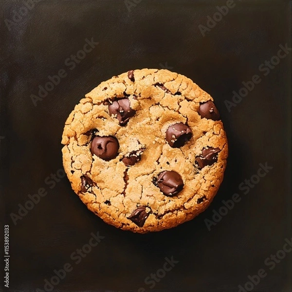 Obraz chocolate chip cookie