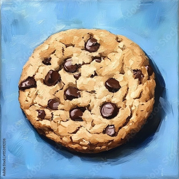 Obraz chocolate chip cookies