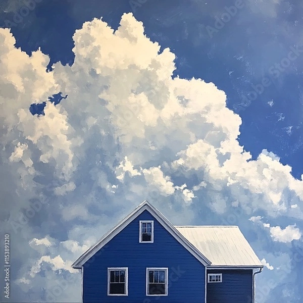 Obraz house in the sky