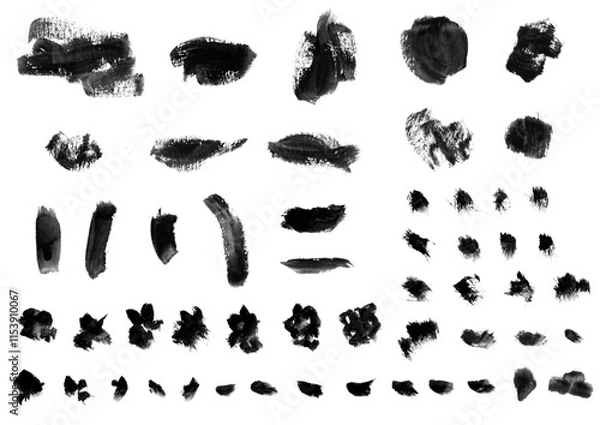 Obraz 手書きの水彩素材コレクション