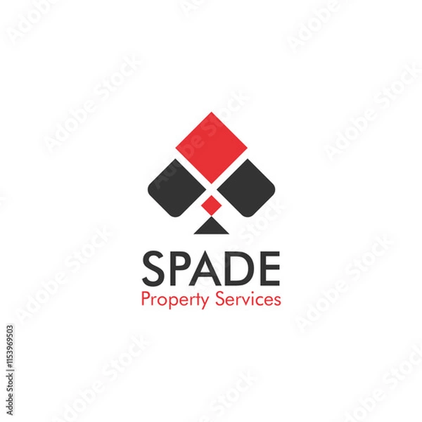 Obraz spade property services logo