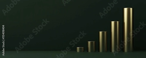Fototapeta Key takeaways for financial literacy, Explore important concepts to help you manage money wisely and build wealth. Dark green background emphasizes clarity.