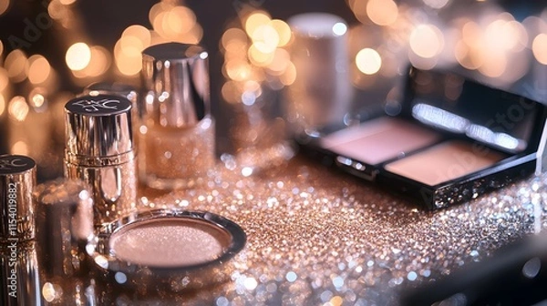 Fototapeta A countdown clock with the last few seconds ticking down against a backdrop of a starry sky