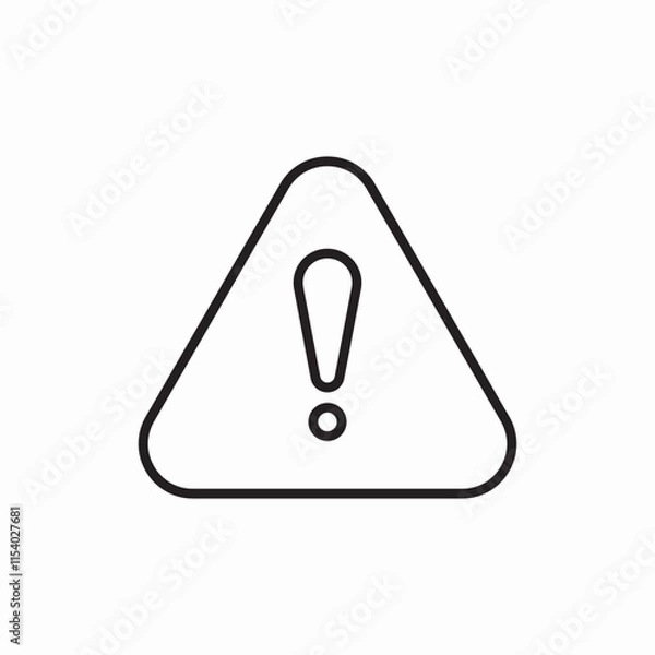 Fototapeta warning caution icon sign vector