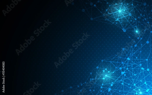 Obraz abstract digital texture pattern hi tech innovation concept background