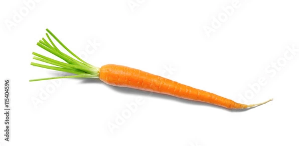 Fototapeta Carrot isolated on white