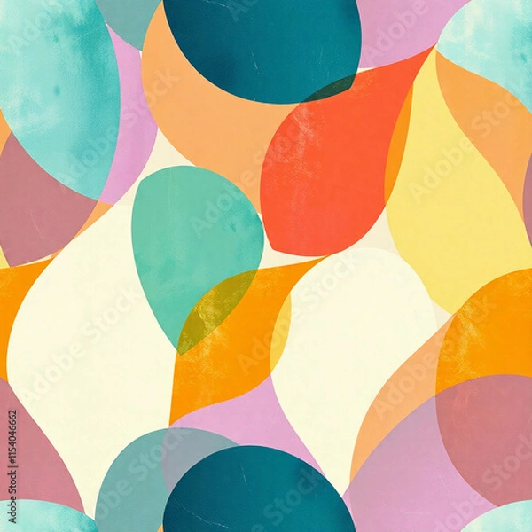 Obraz Seamless pattern with colorful abstarct background