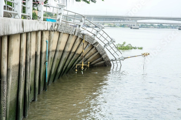 Obraz subsidence dam