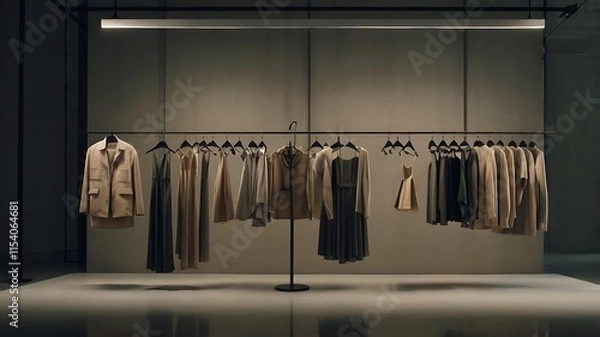 Obraz clothing store banner