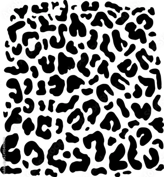 Fototapeta Vector illustration set of animal seamless prints. Wild animal seamless pattern collection. Vector leopard, cheetah, tiger, giraffe, zebra, snake skin texture set for fashion print design,	