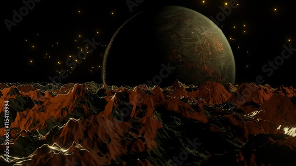 Obraz Planet Space Background	